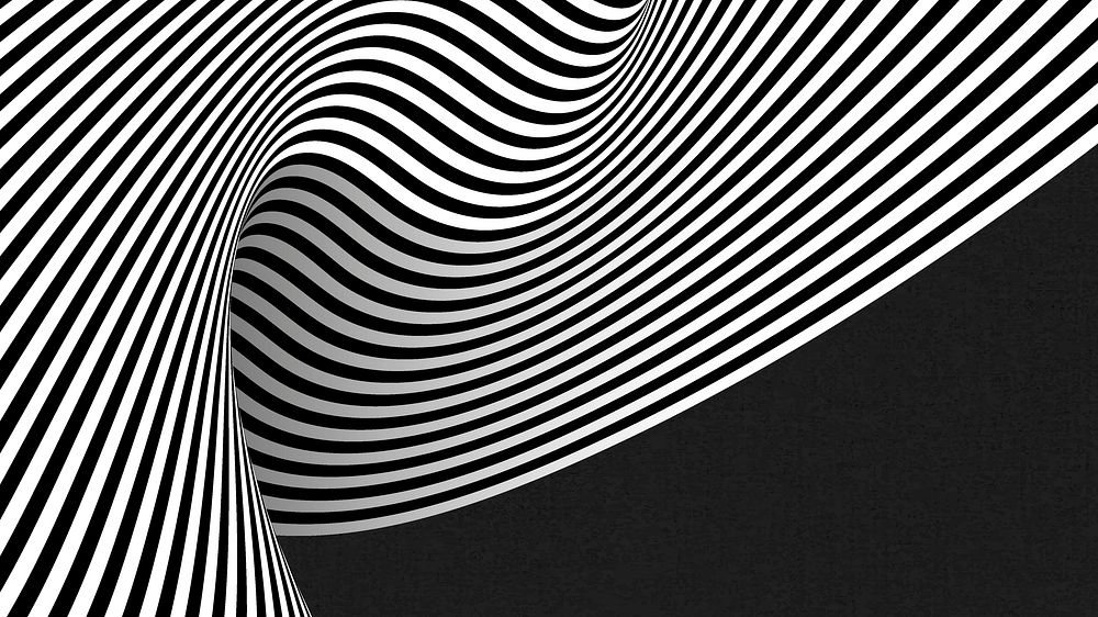 Optical illusion desktop wallpaper, black abstrazt background