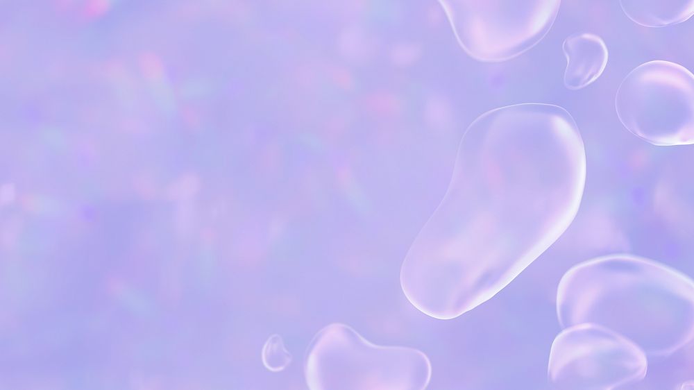 Aesthetic water bubble background for blog banner