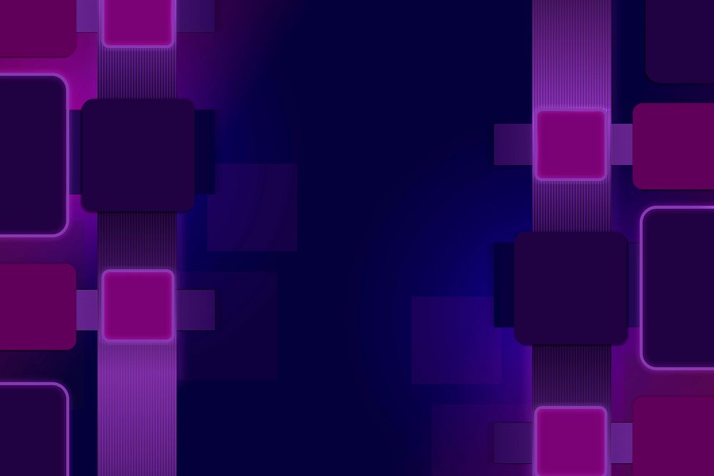 Geometric desktop wallpaper background, purple vector design