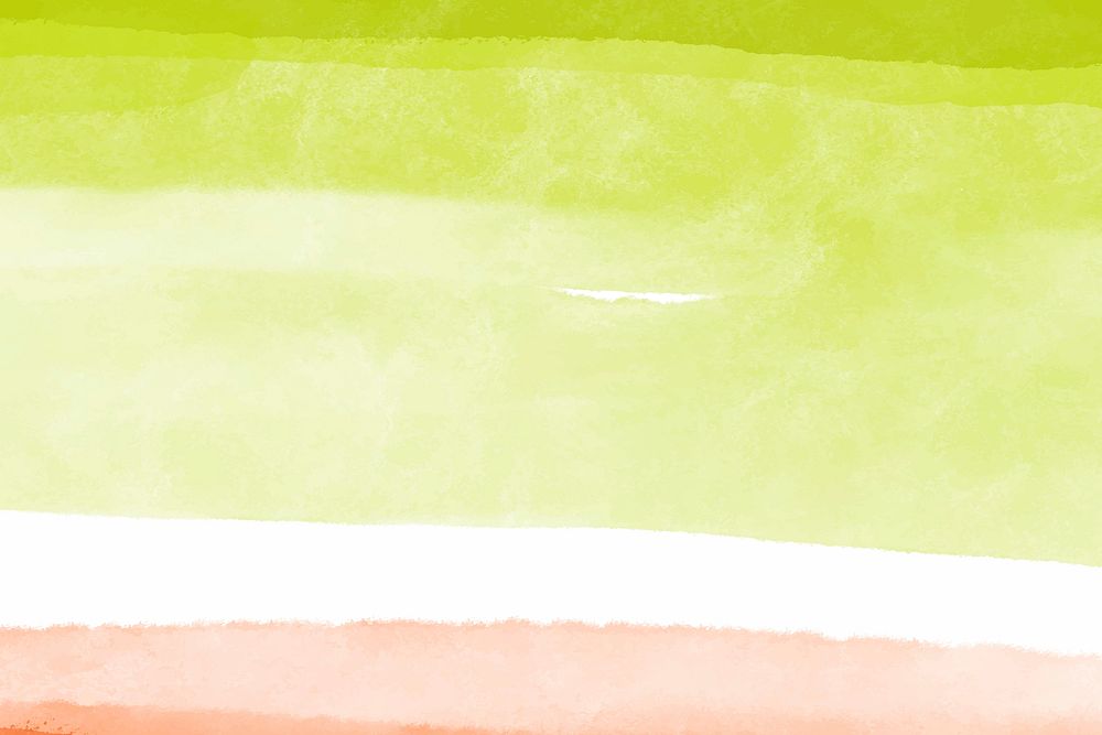Lime green desktop background, watercolor wallpaper abstract design vector