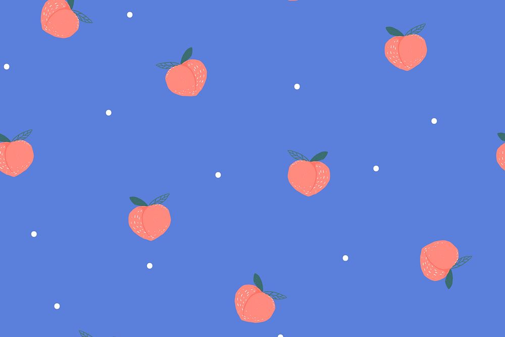 Peach background, cute desktop wallpaper