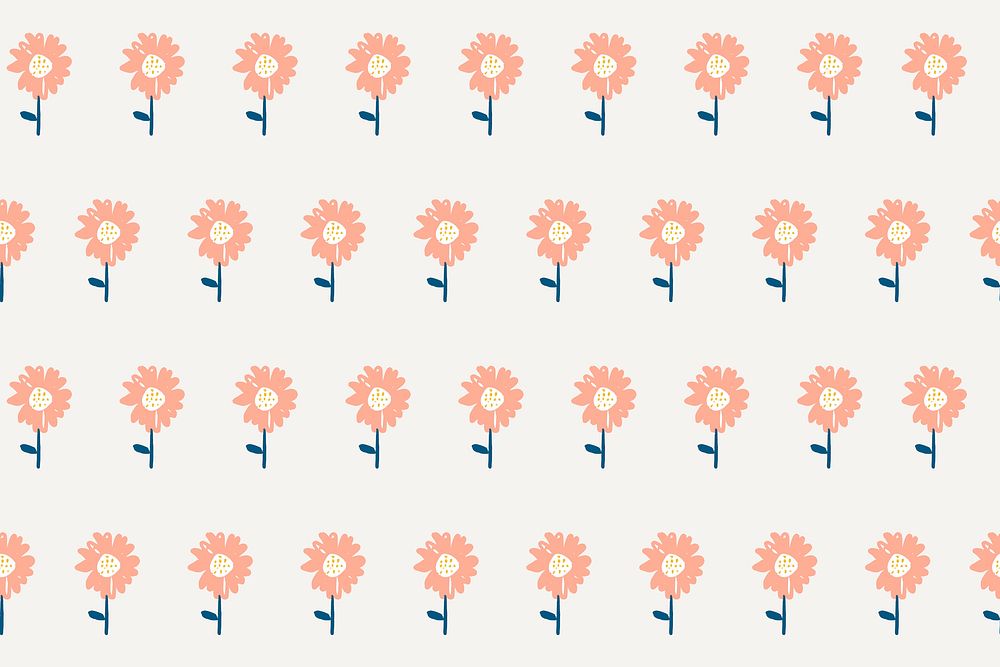 Flower background, cute desktop wallpaper