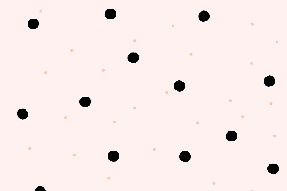 Polka dot background psd, cute desktop wallpaper