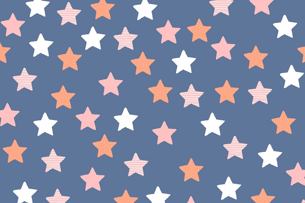 Star background, cute desktop wallpaper