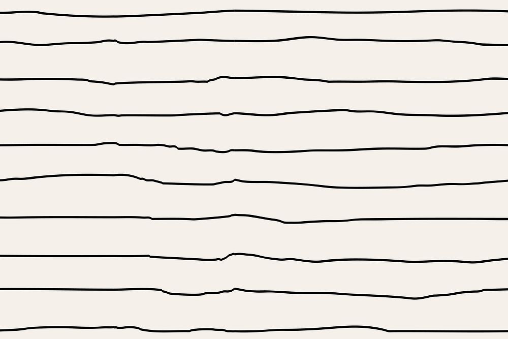 Striped pattern background, doodle vector, simple design