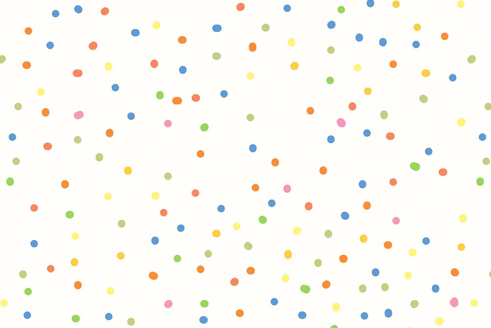 Polka dot pattern background, aesthetic design vector