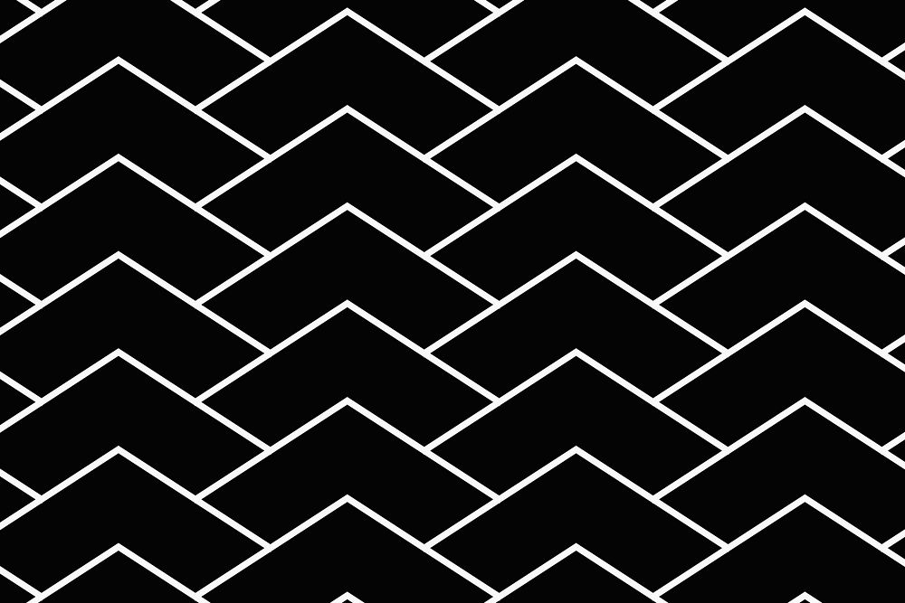 Black chevron background, simple pattern design vector