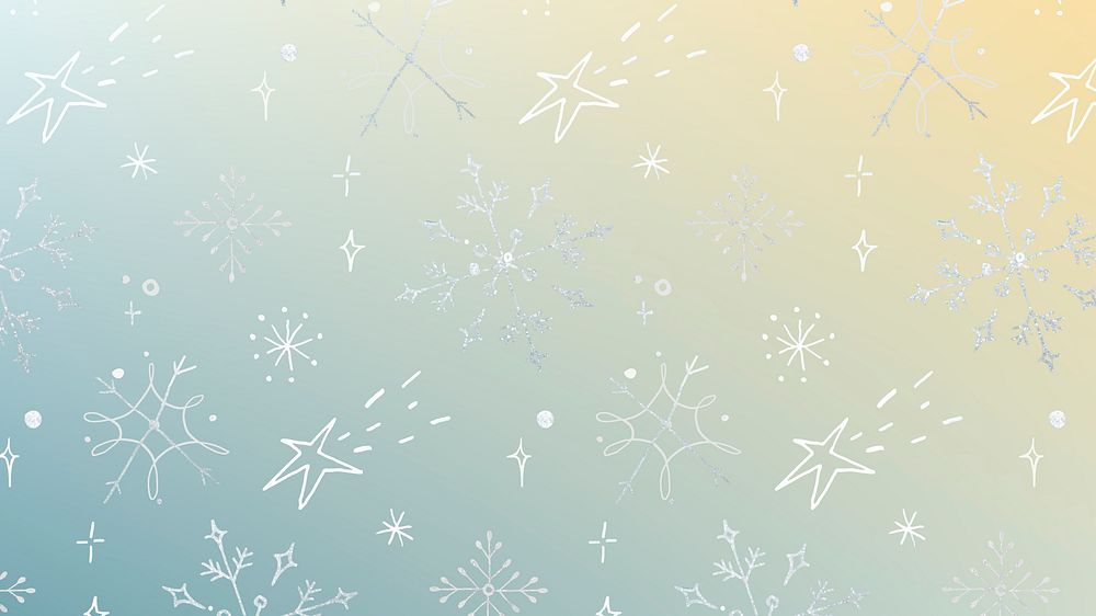 Holiday desktop wallpaper, Christmas seamless pattern background vector
