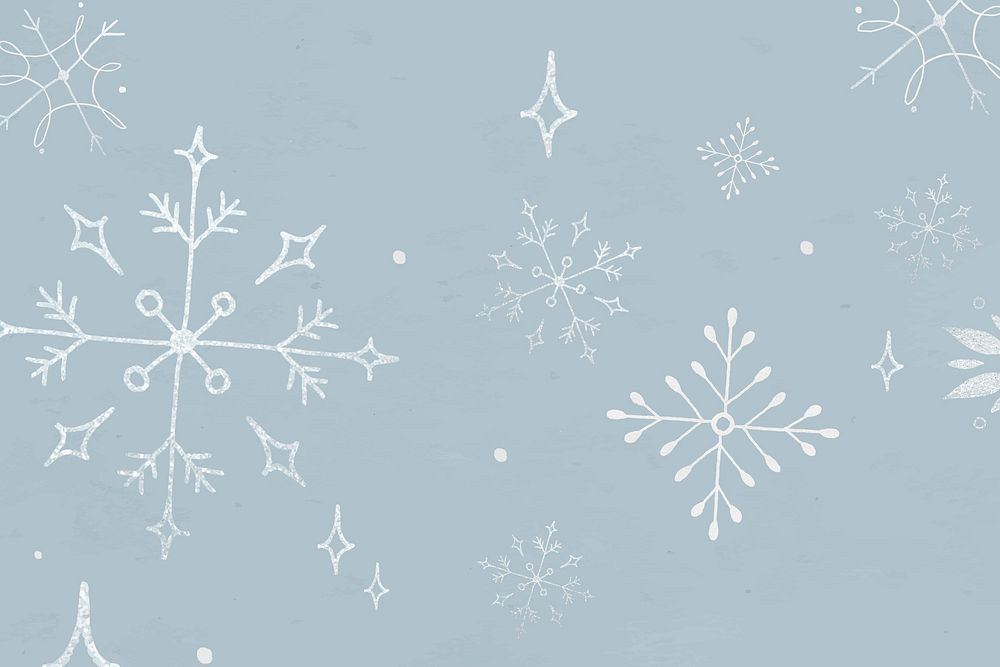 Winter background, Christmas snowflake illustration vector