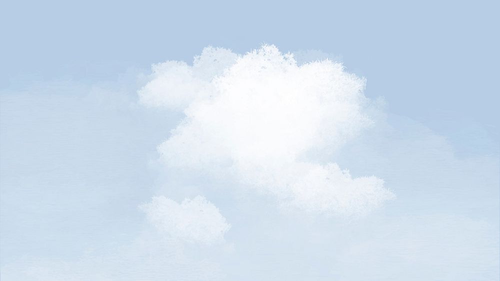 Cloudy sky desktop wallpaper background vector