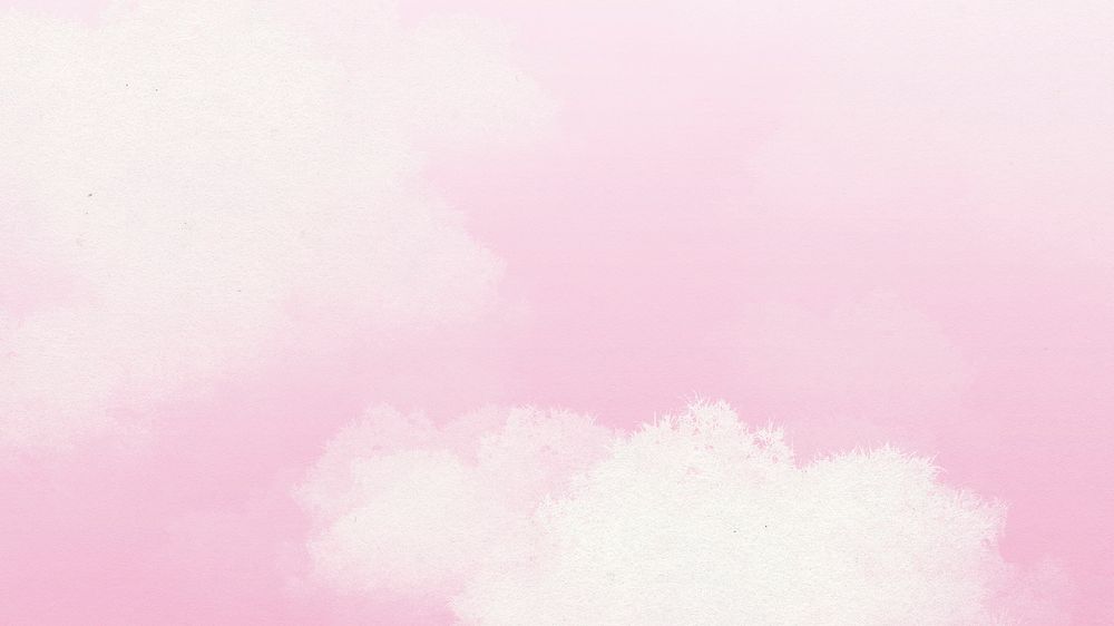 Pink cloudy sky HD wallpaper background