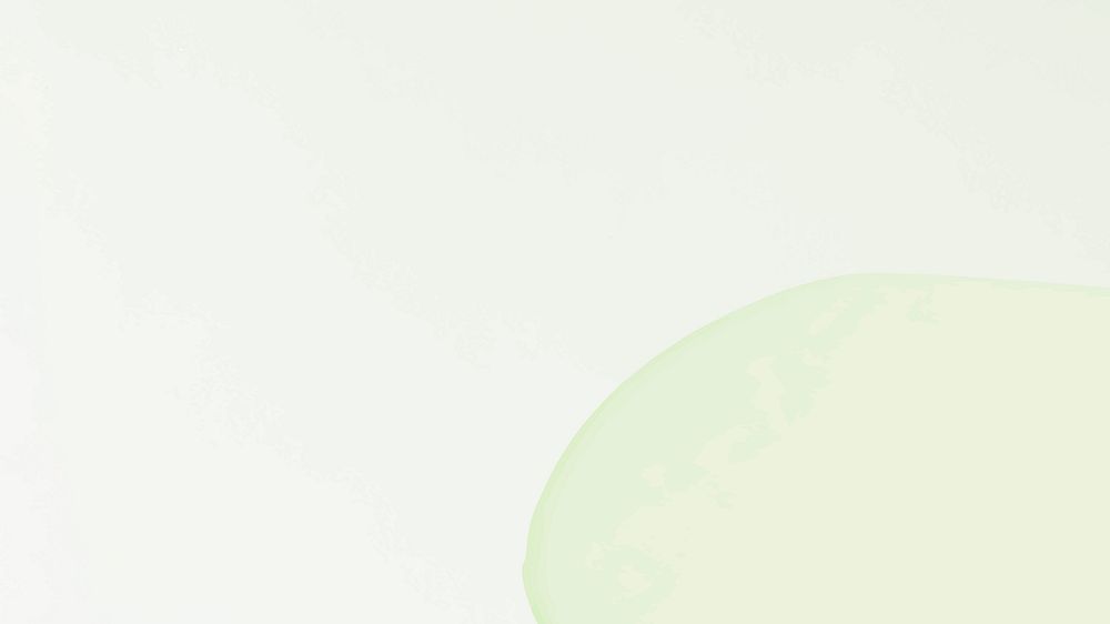 Cute green desktop wallpaper, abstract background design vector