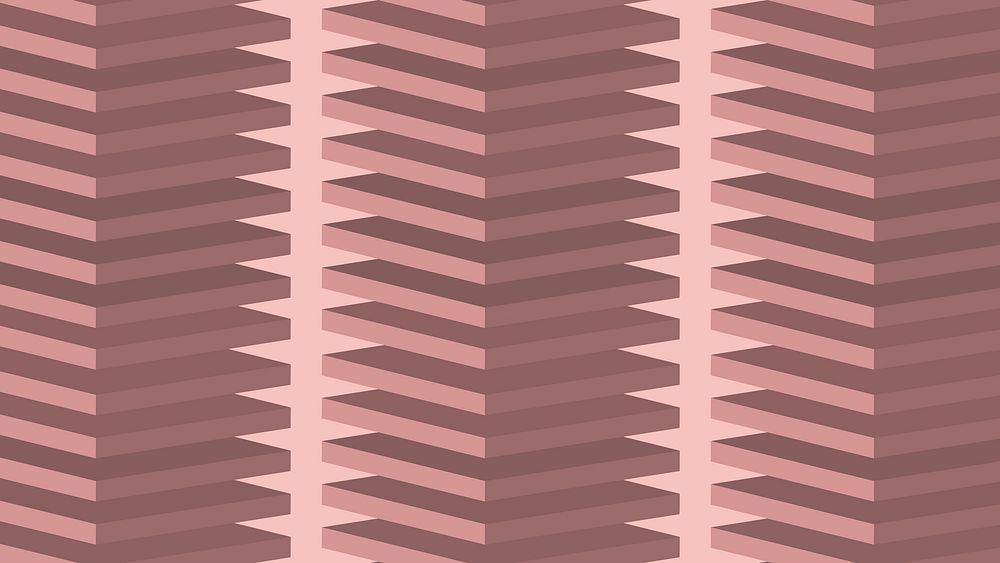 3D pink computer wallpaper, geometric pattern in pastel