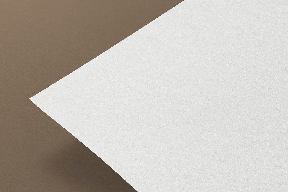 Blank white paper, branding for business stationery with design space