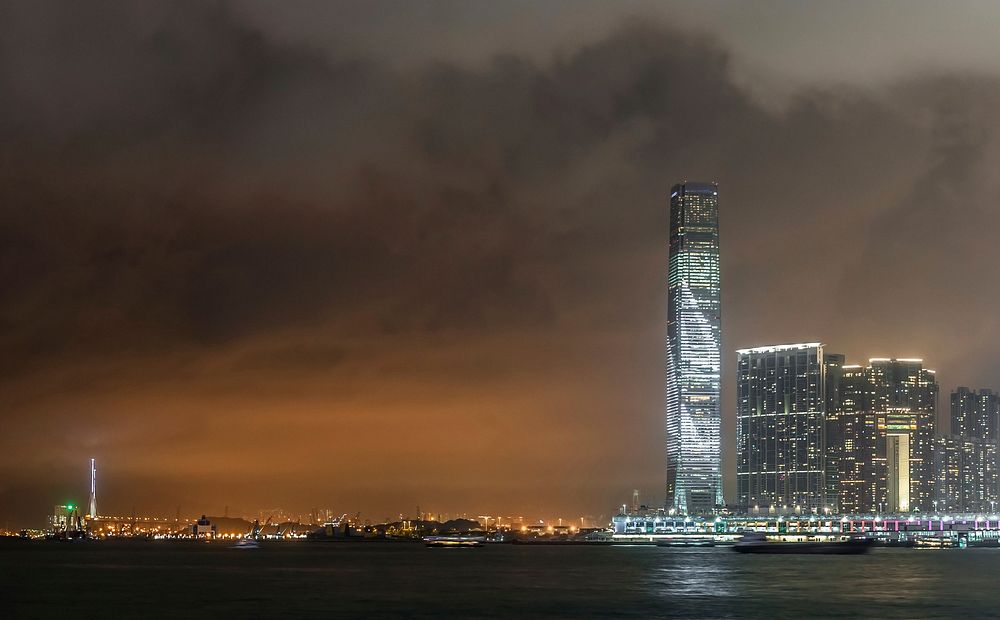 Hong Kong Island Building. Original public domain image from Wikimedia Commons