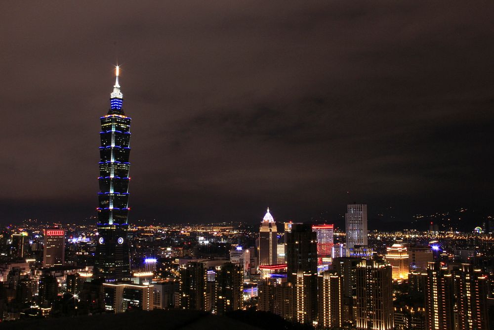 Taipei. Original public domain image from Wikimedia Commons