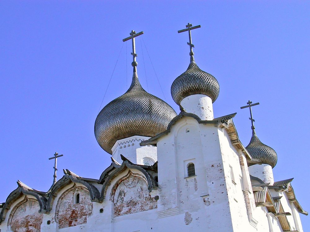 Transfiguration Cathedral of the Solovetsky monastery.