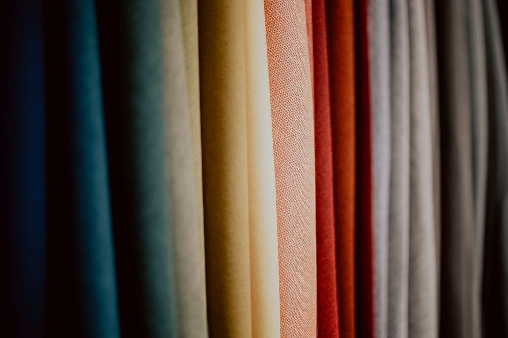 Close up of colorful fabrics. Visit Kaboompics for more free images.