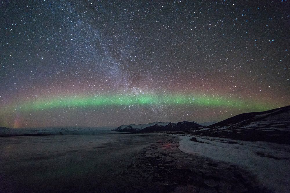 Northern lights over Iceland