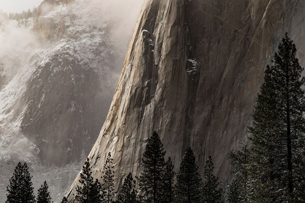 Mountain in Yosemite valley, USA