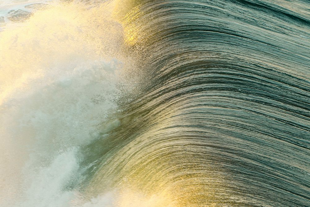 Waves in Huntington beach, California, USA