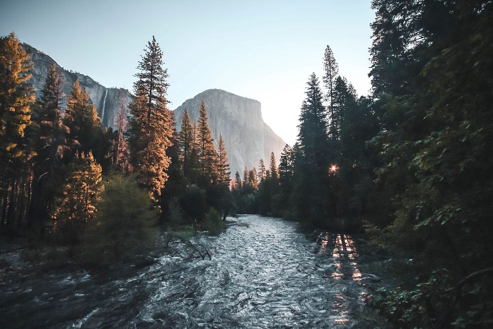 Sunrise at Yosemite Valley, USA