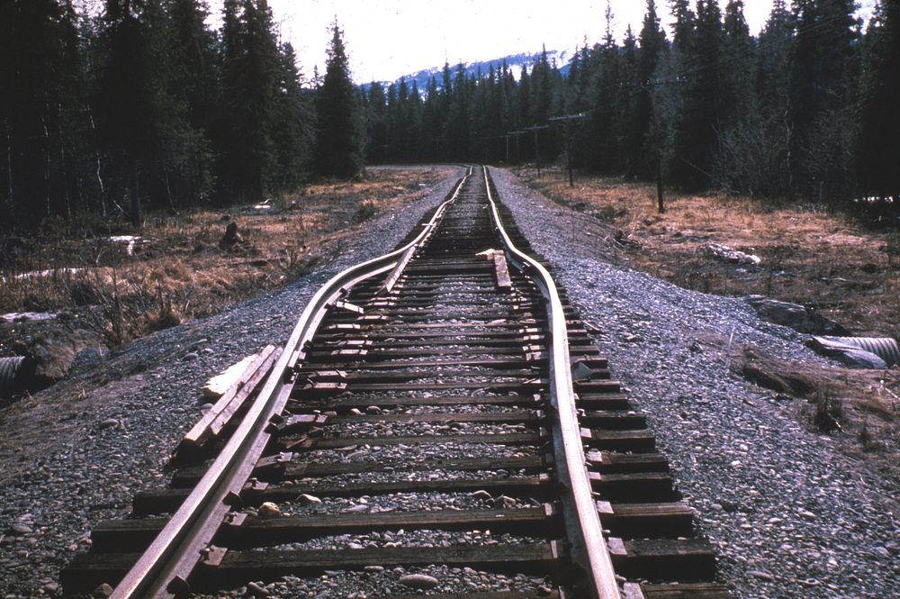 Buckled Rails in Alaska. Original public domain image from Flickr