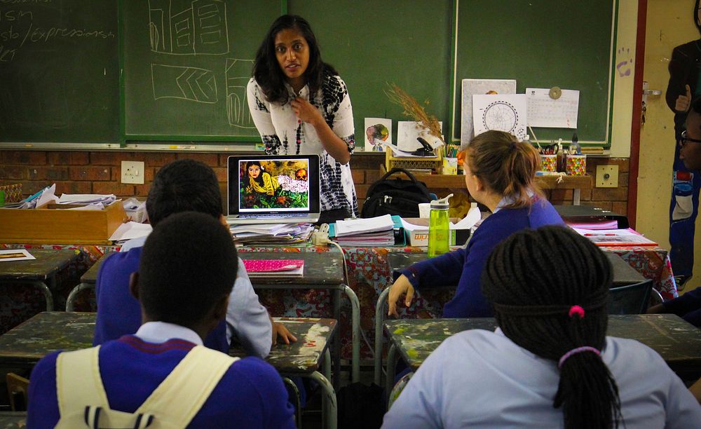Outreach Program at Pro Arte Alphen Park private school, South Africa, 29 October 2015. Original public domain image from…