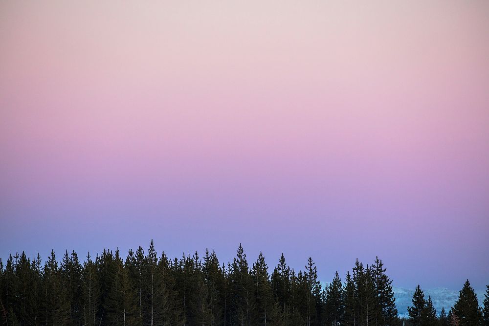 Post sunset color after Winter Solstice Sunset. Original public domain image from Flickr