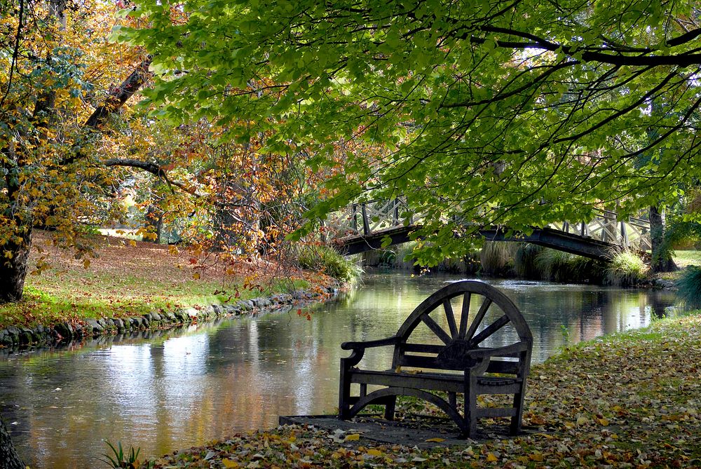 A riverside rest.