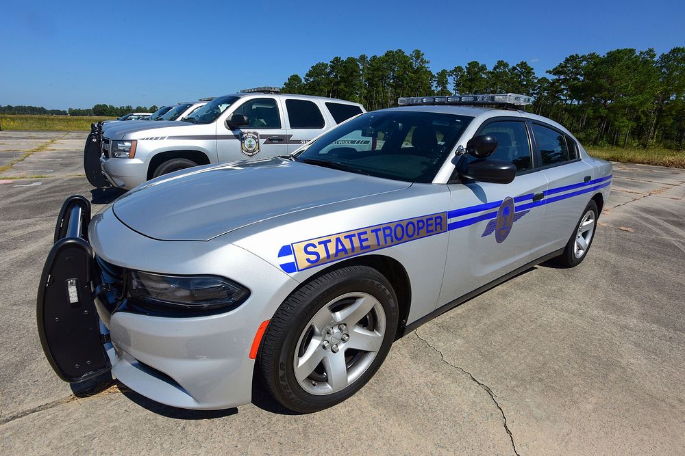 South Carolina Highway Patrol personnel perform Precision Immobilization Technique Training. Original public domain image…