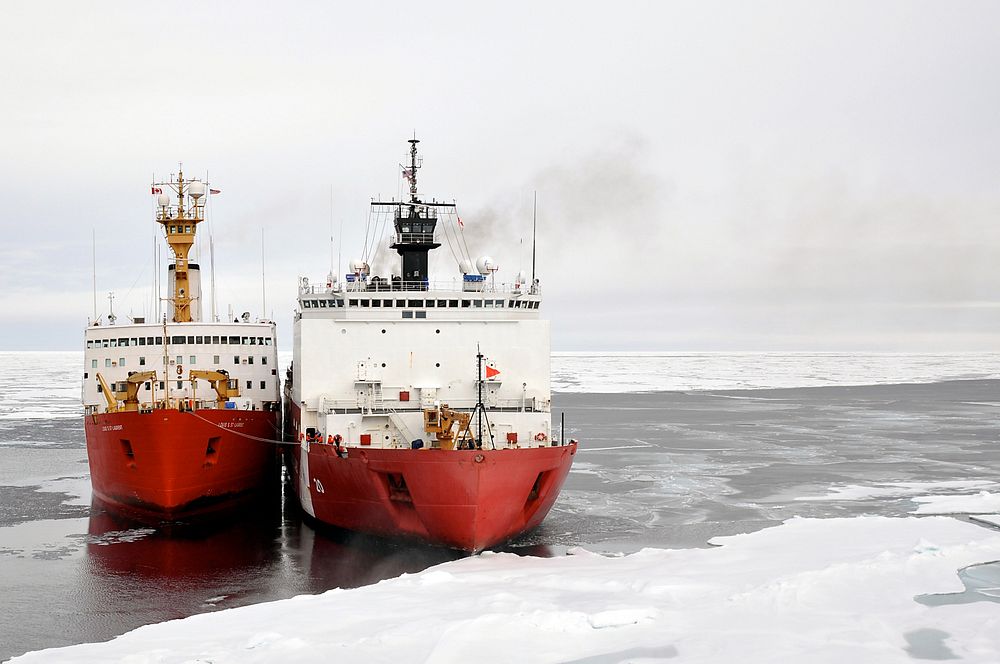 The Canadian Coast Guard Ship in the Arctic Ocean. Original public domain image from Flickr