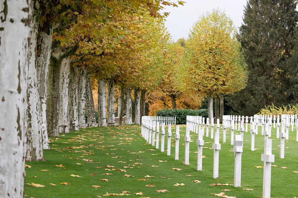 The Aisne-Marne American Cemetery and Memorial in Belleau, France. Original public domain image from Flickr