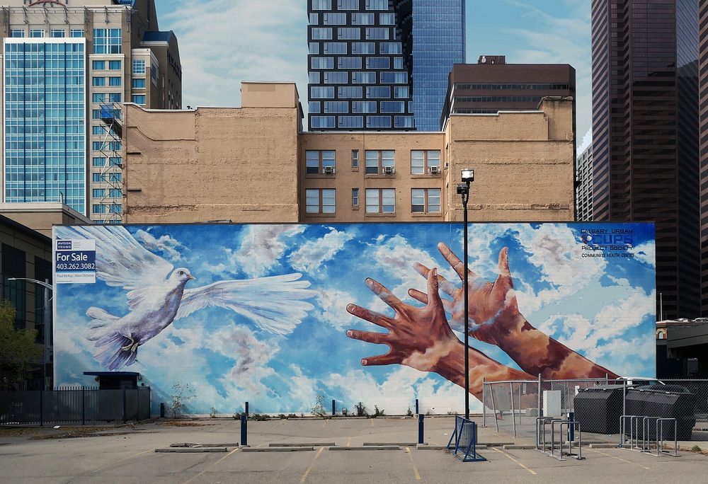 "Giving Wings To The Dream" by Doug Driediger, Calgary, Canada - October 4, 2019 . Original public domain image from Flickr