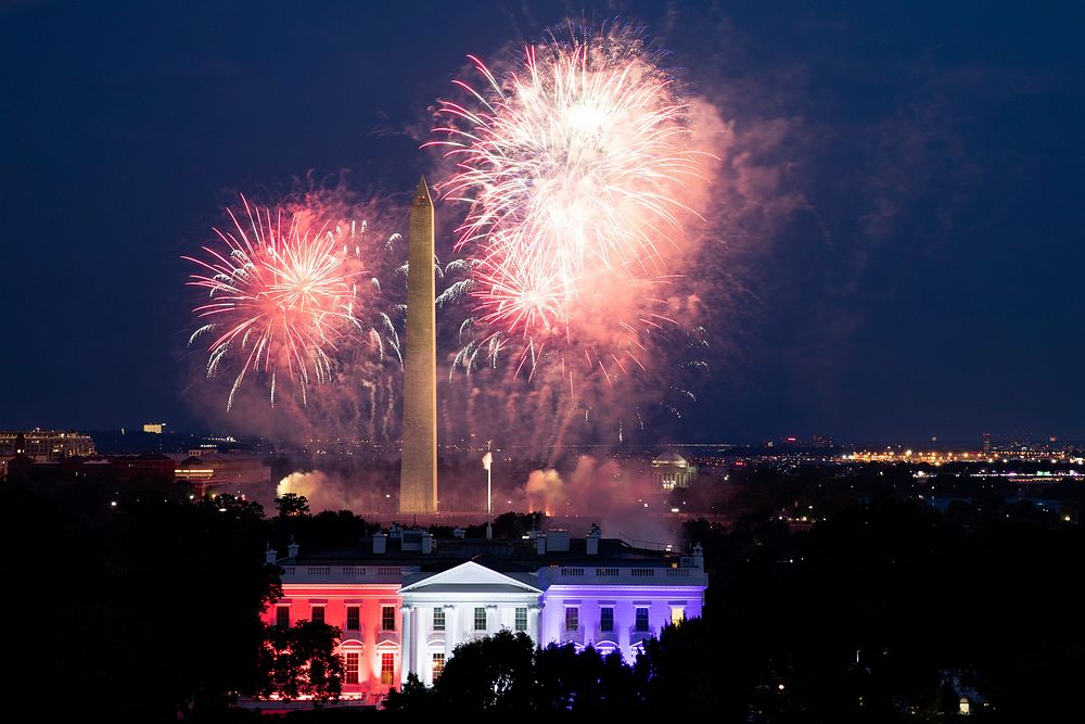 Salute to America 2020, Fourth of July celebration. Original public domain image from Flickr