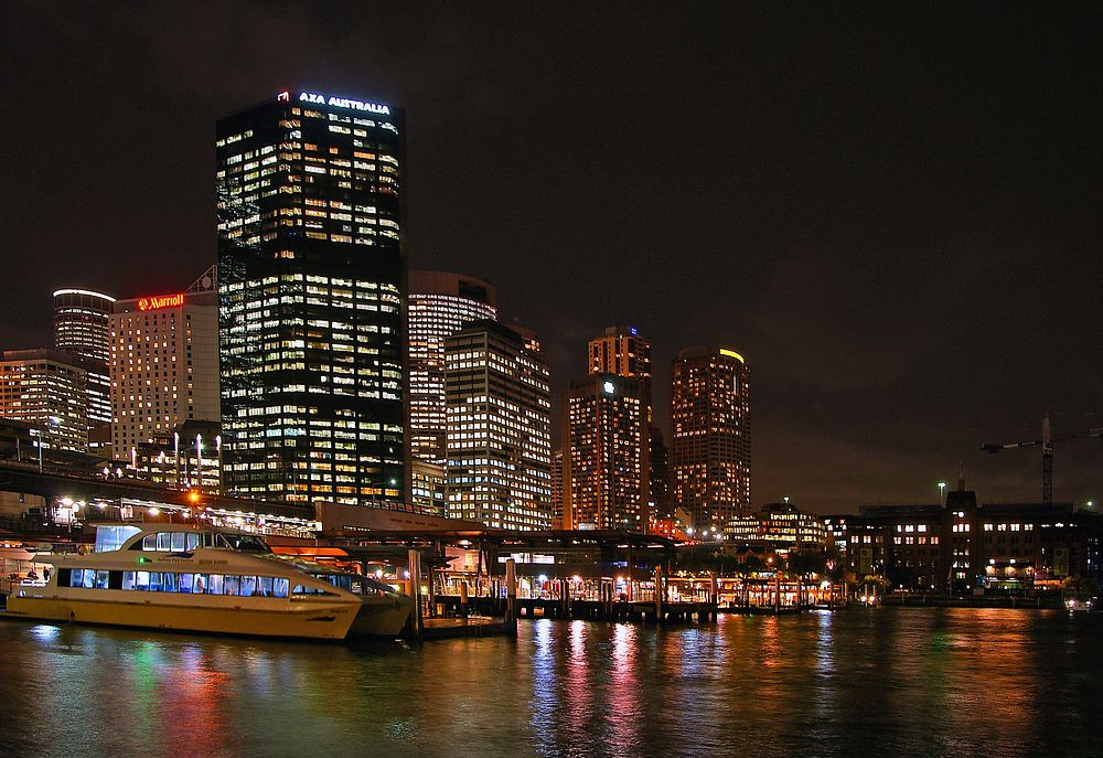 Circular Quay Sydney. Original public domain image from Flickr