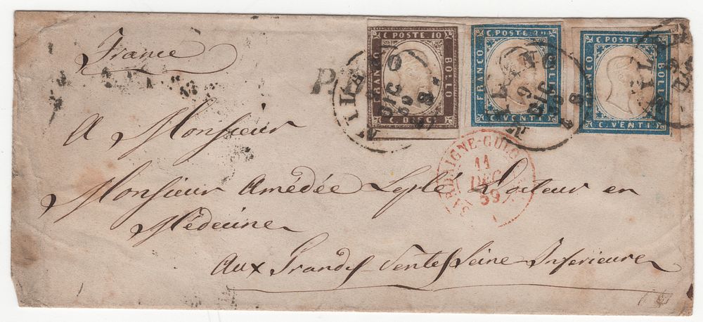 Antique envelope. Free public domain CC0 image.