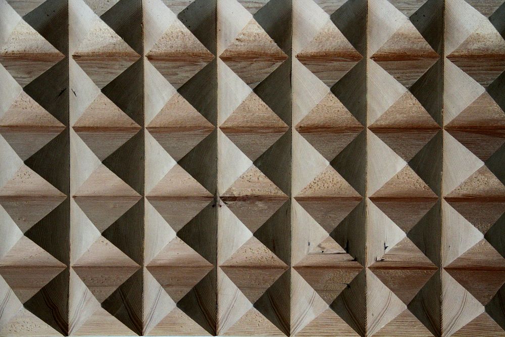 Abstract pyramid pattern. Free public domain CC0 photo.
