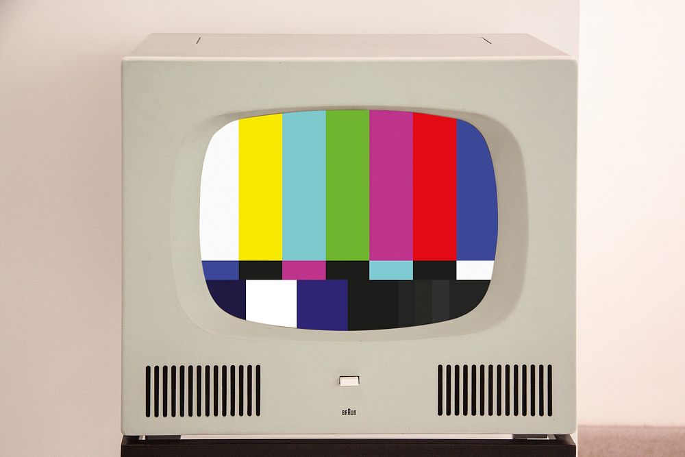 Retro TV. Free public domain CC0 photo.