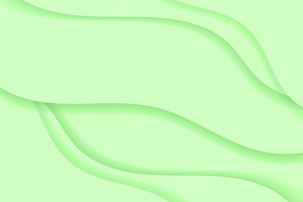 Light green wavy patterned background copy space