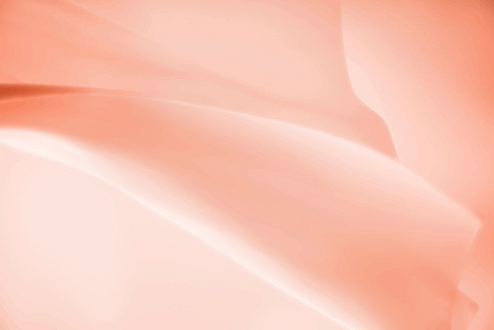 Peach background chiffon fabric vector texture