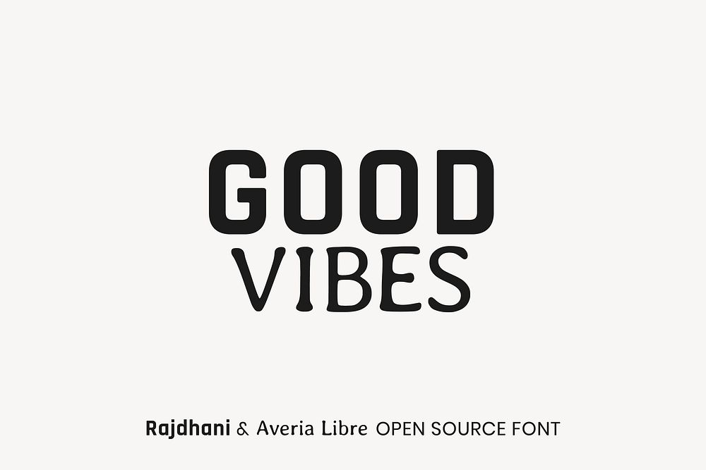 Rajdhani & Averia Libre open source font by Indian Type Foundry and Dan Sayers