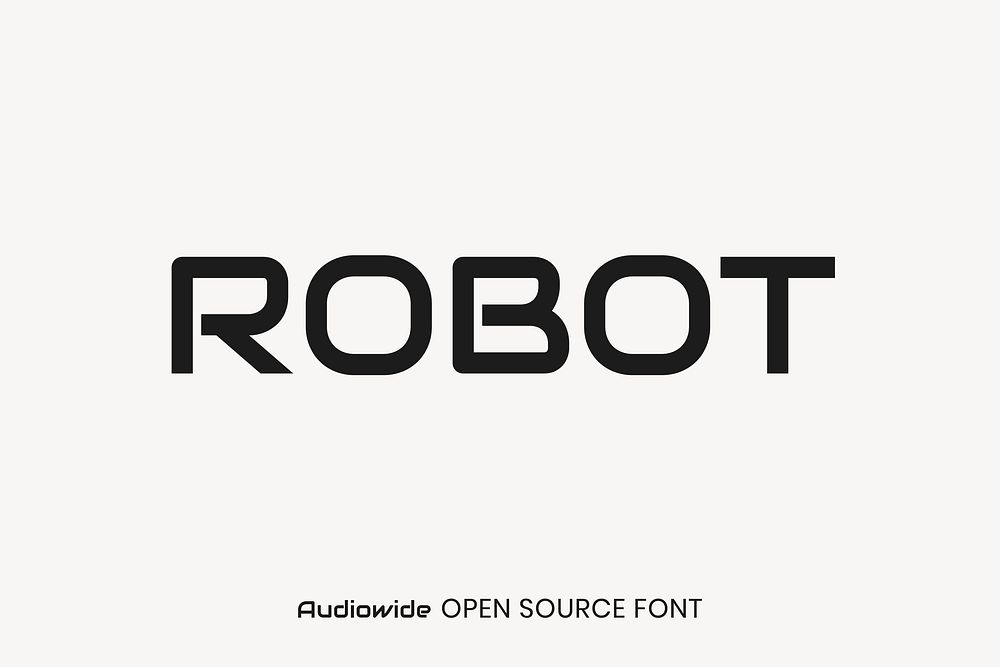 Audiowide open source font by Astigmatic