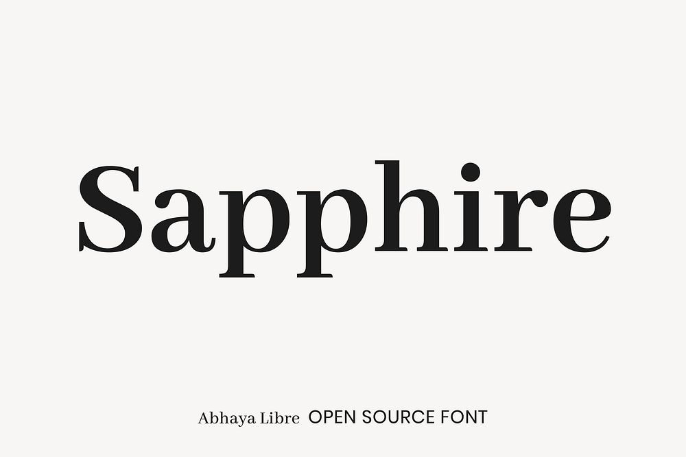 Abhaya Libre open source font by Mooniak