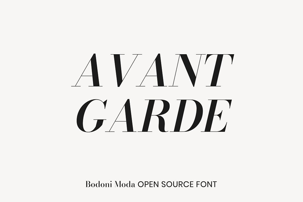 Bodoni Moda open source font by Owen Earl