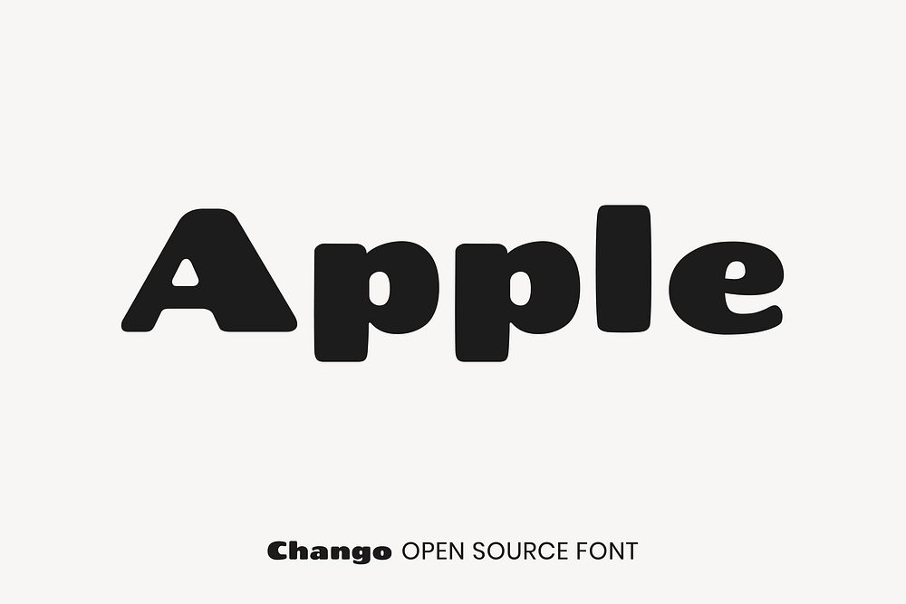Chango open source font by Fontstage