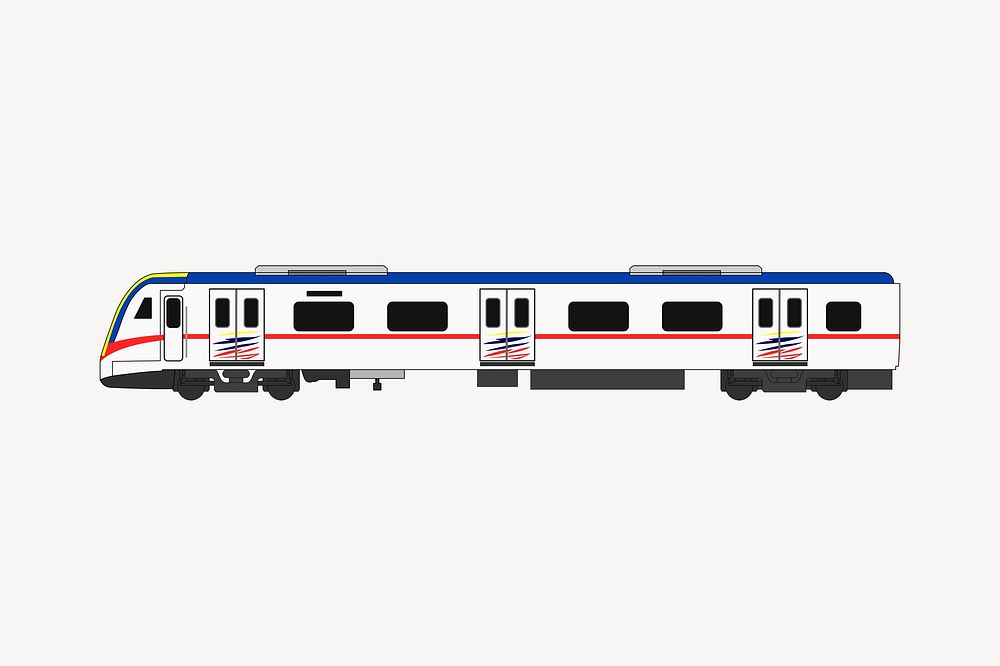 Train, vehicle illustration. Free public domain CC0 image