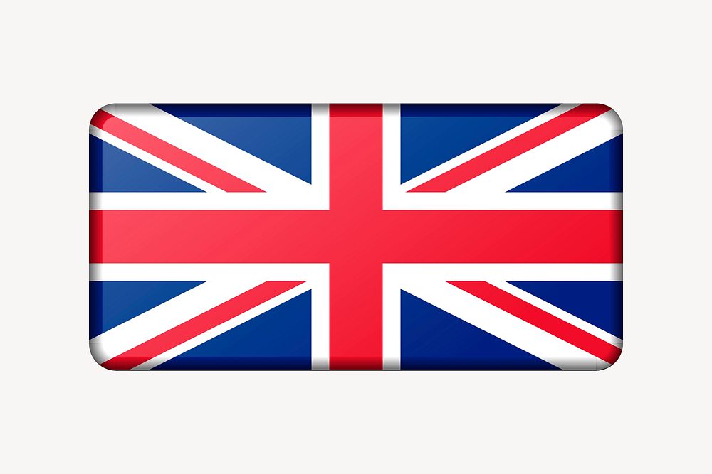 Union Jack collage element vector. Free public domain CC0 image.