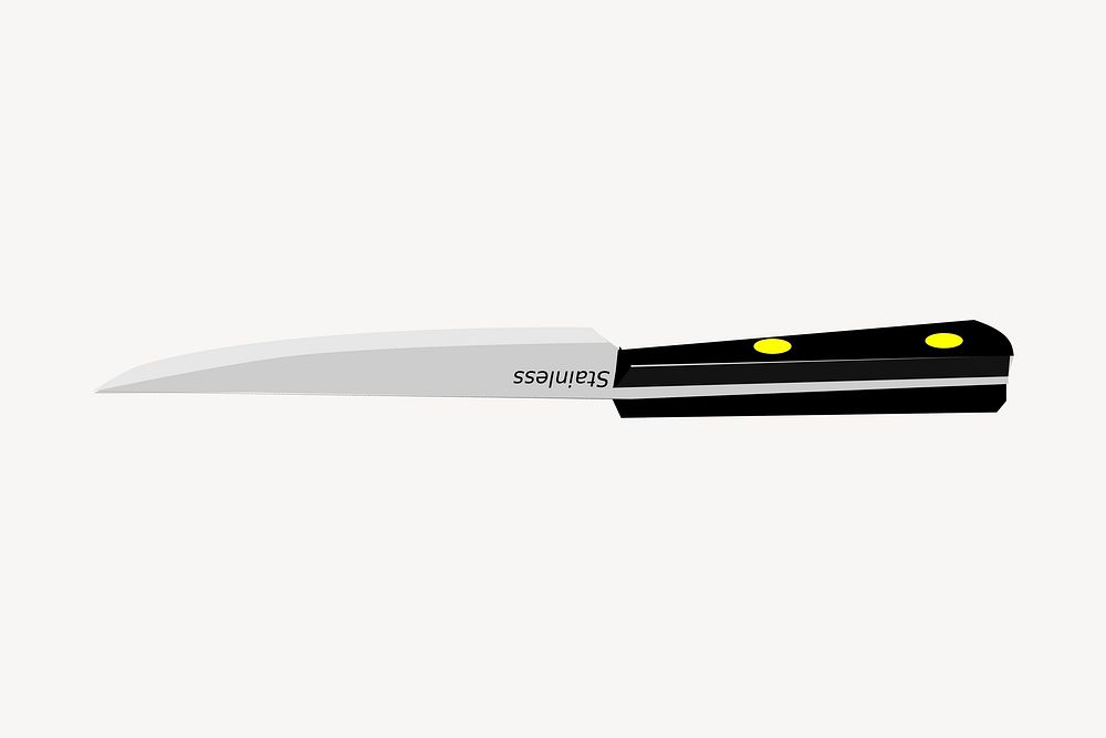 Knife clipart, illustration vector. Free public domain CC0 image.