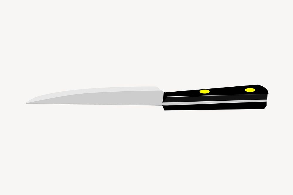 Knife illustration. Free public domain CC0 image.